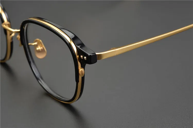 2019 Nowe czyste tytanowe okulary ramy mężczyźni Retro Kobiety okrągłe okulary na receptę Harry Vintage Potter Myopia Ramki optyczne Eyew2066