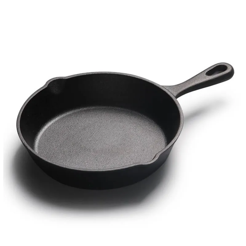 Upspirit cast Iron nonstick 14-26cmフライトフライパン用ガス誘導調理器卵パンケーキポットキッチェンディングツール調理器具C19275D