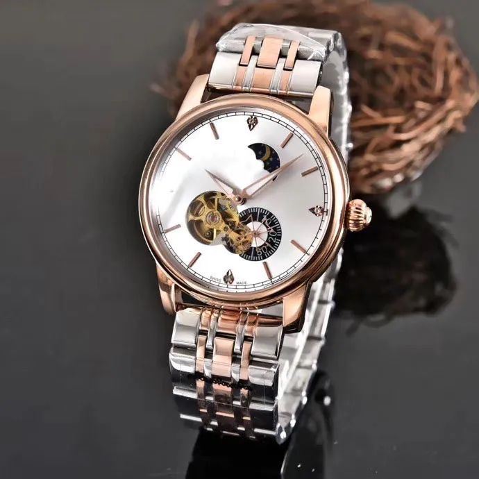 Boutique men039s watch 316 stainless steel strap 2pin semiflywheel men039s watch diameter 41mm8933525