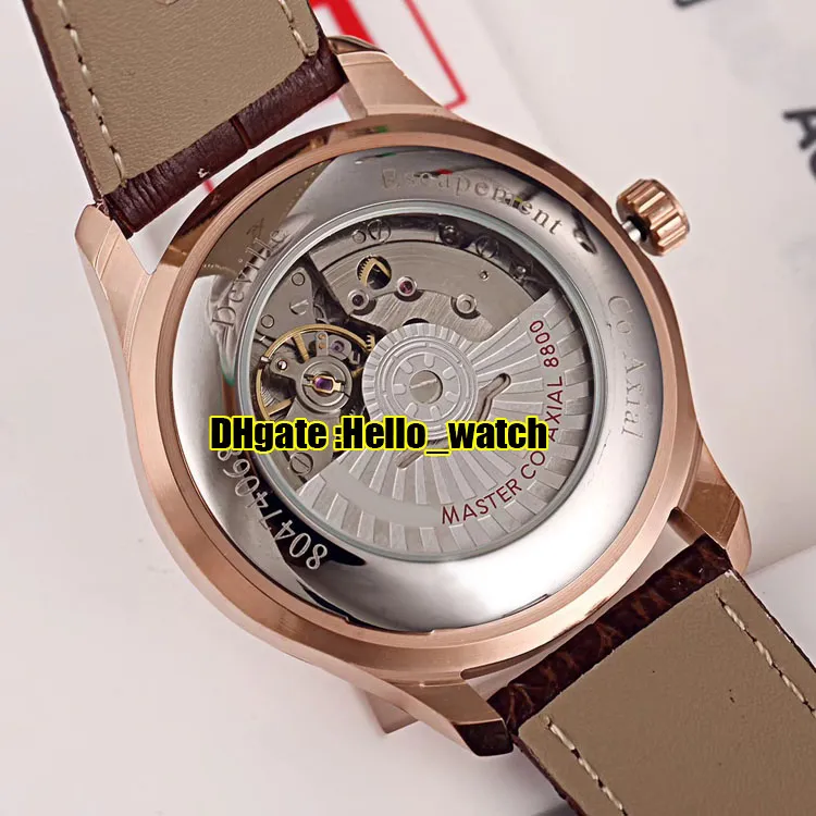 Cheap New 41mm Classic cassa in acciaio 316L 431 13 41 21 02 001 quadrante bianco automatico orologio da uomo cinturino in pelle orologi da uomo Hello watch217S