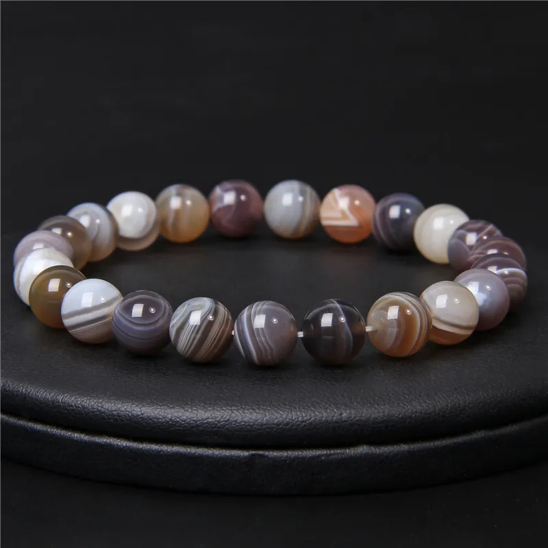 Bracelets en pierre naturelle pour hommes et femmes, perles de Mala, breloques de méditation ethnique, Labradorite, Agates, bijoux, cadeau, 1239x