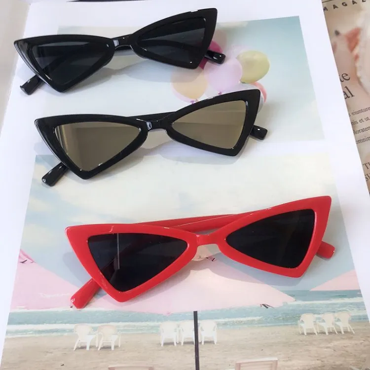 Cute Baby Triangle Sunglasses Eyewear UV400 Kids Cateye Sun Glasses Plastic Frame Whole280D