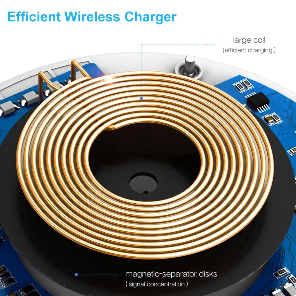 High Quality For iphone 11 11 Pro XS Max XR X8 mobile phone charger Qi Fast Wireless Charger For Samsung 10 S9 S8 note 103188098