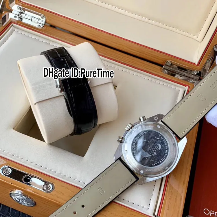 Новая ограниченная серия Apollo 11, посвященная 50-летию 310 20 42 50 01 001, японские кварцевые мужские часы с хронографом, черный циферблат, браслет из нержавеющей стали Watc189s