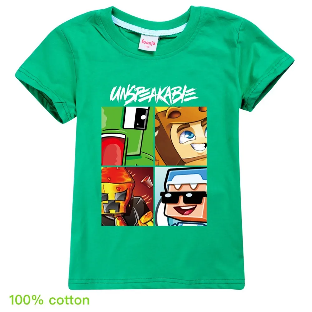 Söt Kid Cartoon T-Shirt Pop Games T-shirt Topps för 2-16 år barn pojkar flickor sommar toppar kläder yttre kläder2903301
