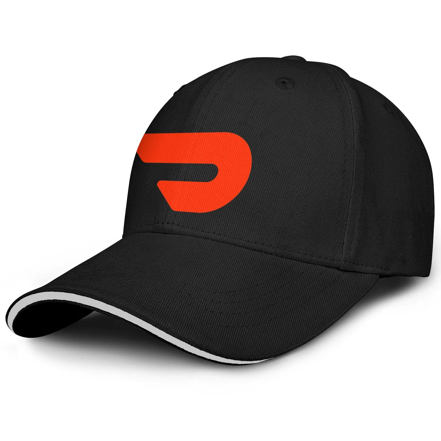 Unisex Rood DoorDash Logo Mode Baseball Sandwich Hoed honkbal Klassiek Vrachtwagenchauffeur Cap Heerlijke levering Wit Doordash 3D eff7510077