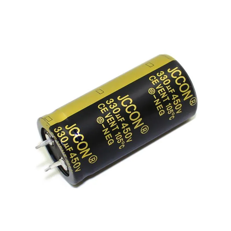 JCCON厚い足電解コンデンサ450V330UFボリューム25x50インバーター電力