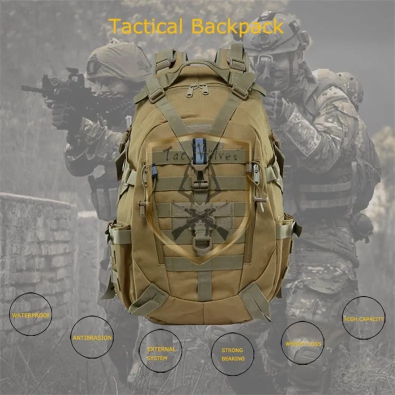 3D Army Tactical Backpacks étanché