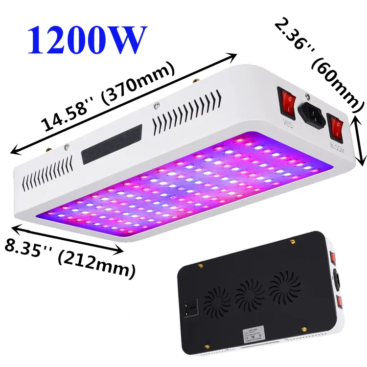 2000w LED Grow Light with Bloom and Veg Switch LED Plant Growing Lamp Full Spectrum with Daisy Chained Design for Professional Gr286n
