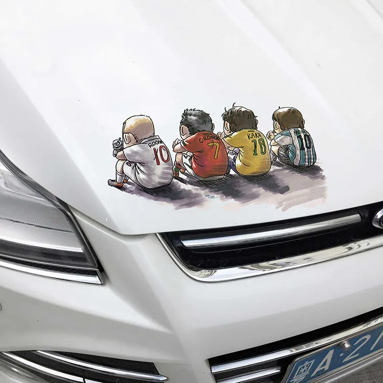 Voiture PVC animaux voiture autocollants moto stéréo autocollants couverture Scratch décoration