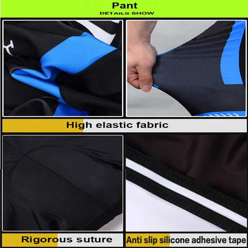 Mérida equipe ciclismo manga curta camisa bib shorts define novos homens roupas respiráveis verão mtb bicicleta wear u42623311r