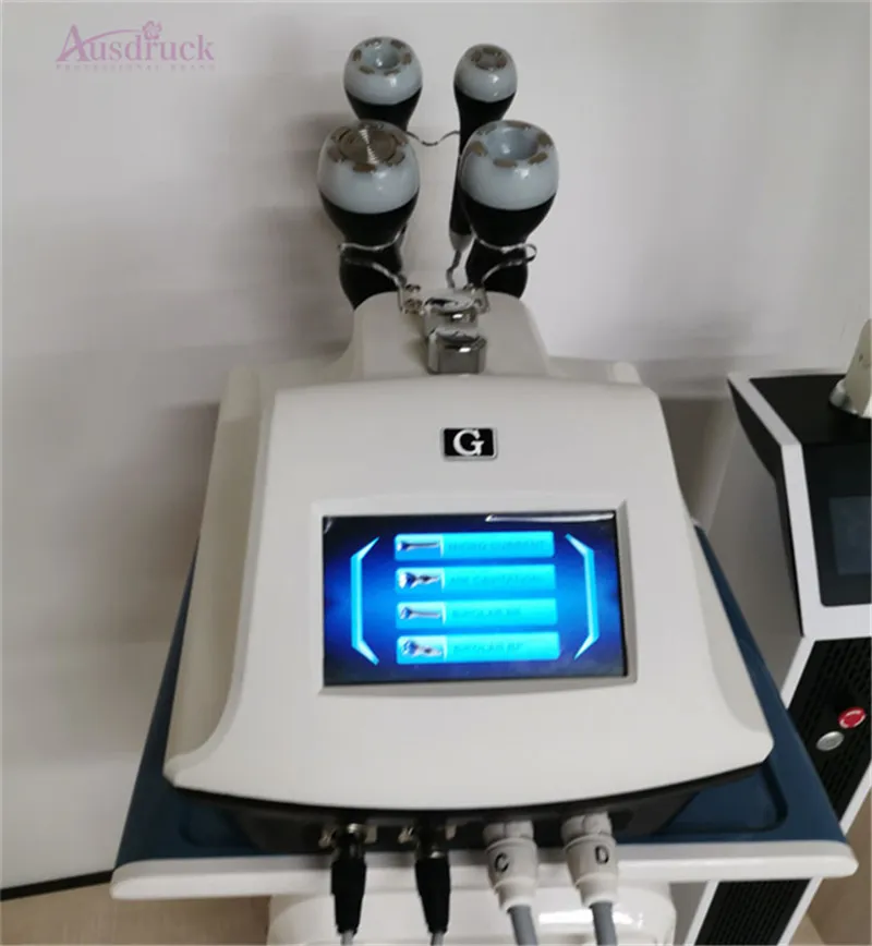 EU: s skattfria 4D-ultraljuds kavitation EMS VACUUM RF Electroporation Radiofrekvens RF Skinlyftning Skönhetsinstrument för viktminskning maskin