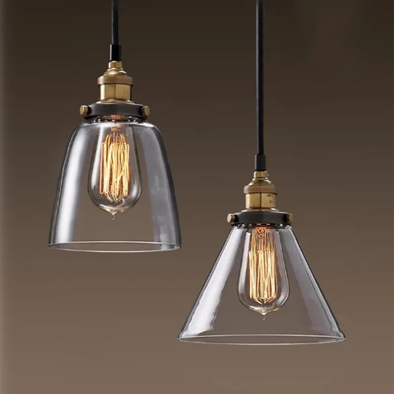 Vintage Wiselant Lights American Amber Glass Lampa E27 Edison Light Bulb.