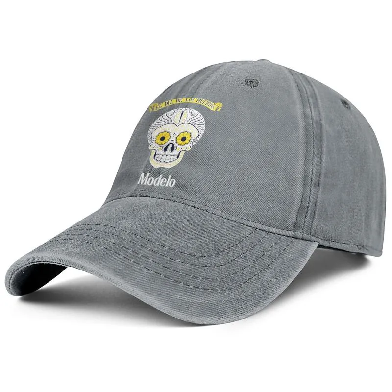 Modelo Beer Skull unisex dżinsowa czapka baseballowa golf moda spersonalizowane czapki especie especial modelo-especial-1 modelo-especial317n