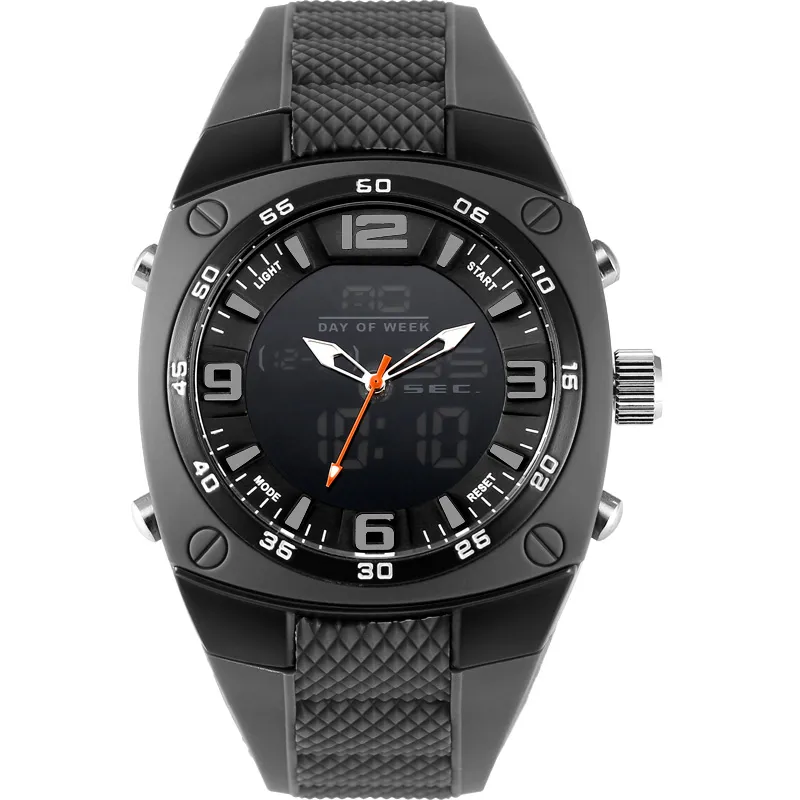Smael yeni erkek analog dijital moda askeri kol saatleri su geçirmez spor saatleri kuvars alarm izleme dalış relojes ws1008237t