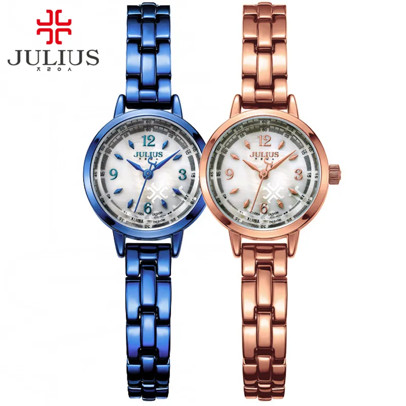 Новинка Julius 2020, модные брендовые японские кварцевые дизайнерские часы Movt, женские часы, золотой женский браслет, платье, Reloj Mujer JA-865230F
