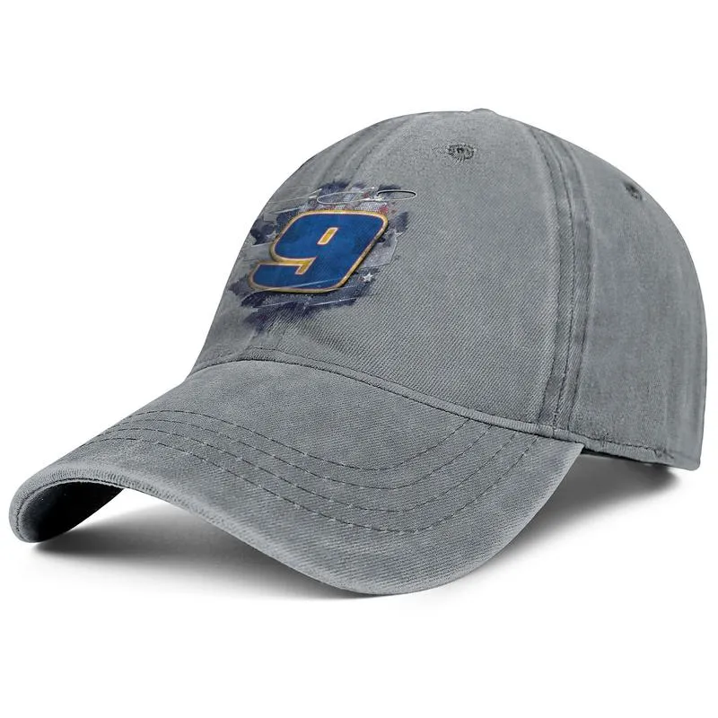 Chase Elliott # 9 Logo Casquette de baseball en denim unisexe équipée de chapeaux élégants et personnalisés 2018 Pilote le plus populaire NASCAR 9 2019 Patri321R
