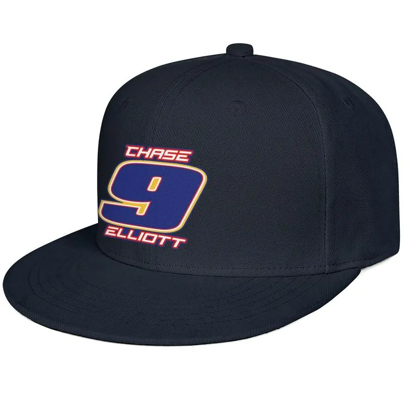 Chase Elliott No9 Herren- und Damen-Baseballkappe mit Snap-Back, individuell personalisiert, Hip Hop, flache Krempe, NASCAR 9 Logo 9 2019 Hooters Ora4223178