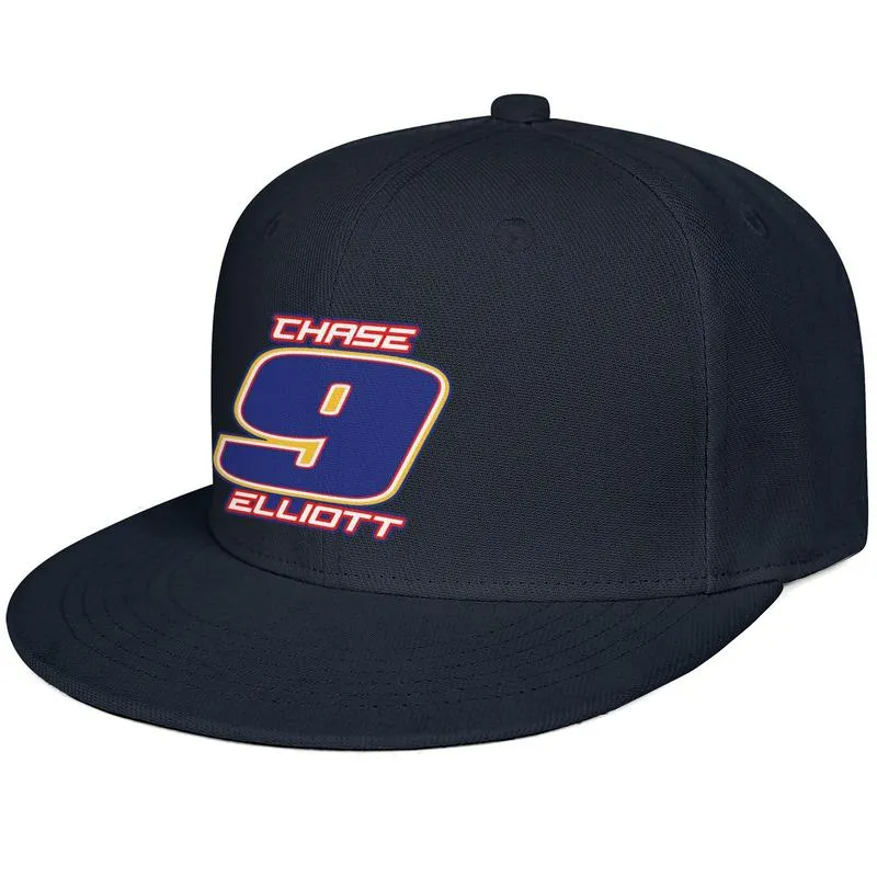 Chase Elliott No9 Męs i kobiety Snap Back Baseballcap Niestandardowe Hipflat Brimhats NASCAR 9 Logo 9 2019 Hooters ORA4223178