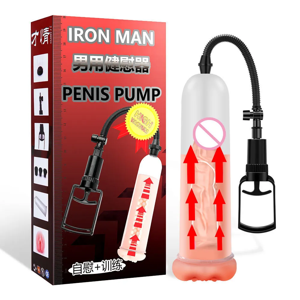 Pênis Ampliação Pênis Bomba Sexo Brinquedo Brinquedo Vácuo Trem Penis Extender Extender Masturbador Masculino Dick Bigger Crescimento Adulto Produtos do Sexo T191228