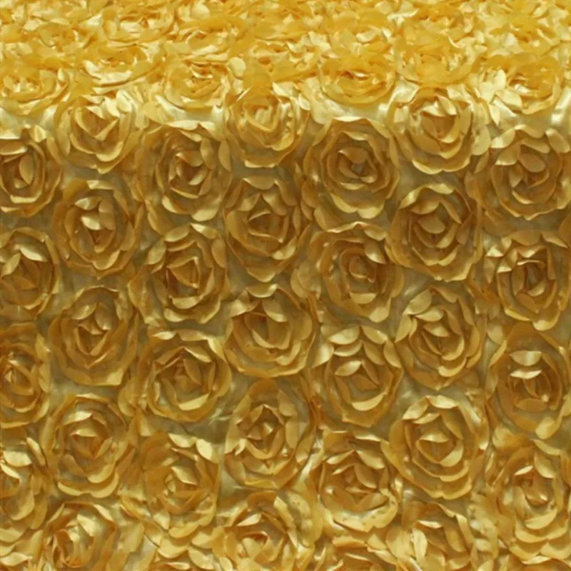 tapis rose nieuwe 3 5 6m lengte satijnen stof 3D Rose Flower gangpad Runner huwelijk tapijt gordijn bruiloft achtergrond Decoration1221o
