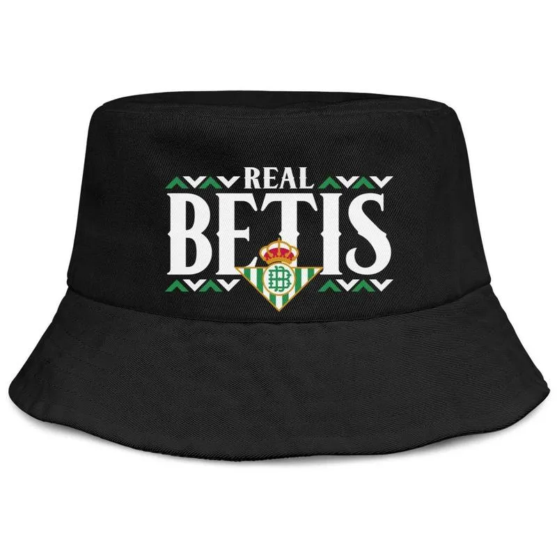 حقيقية Betis los Verdiblancos RBB نص الرجال والنساء Fisherman Bucket Sun Hat Design تصميم مخصص كلاسيكي Suncap Green Label3839264