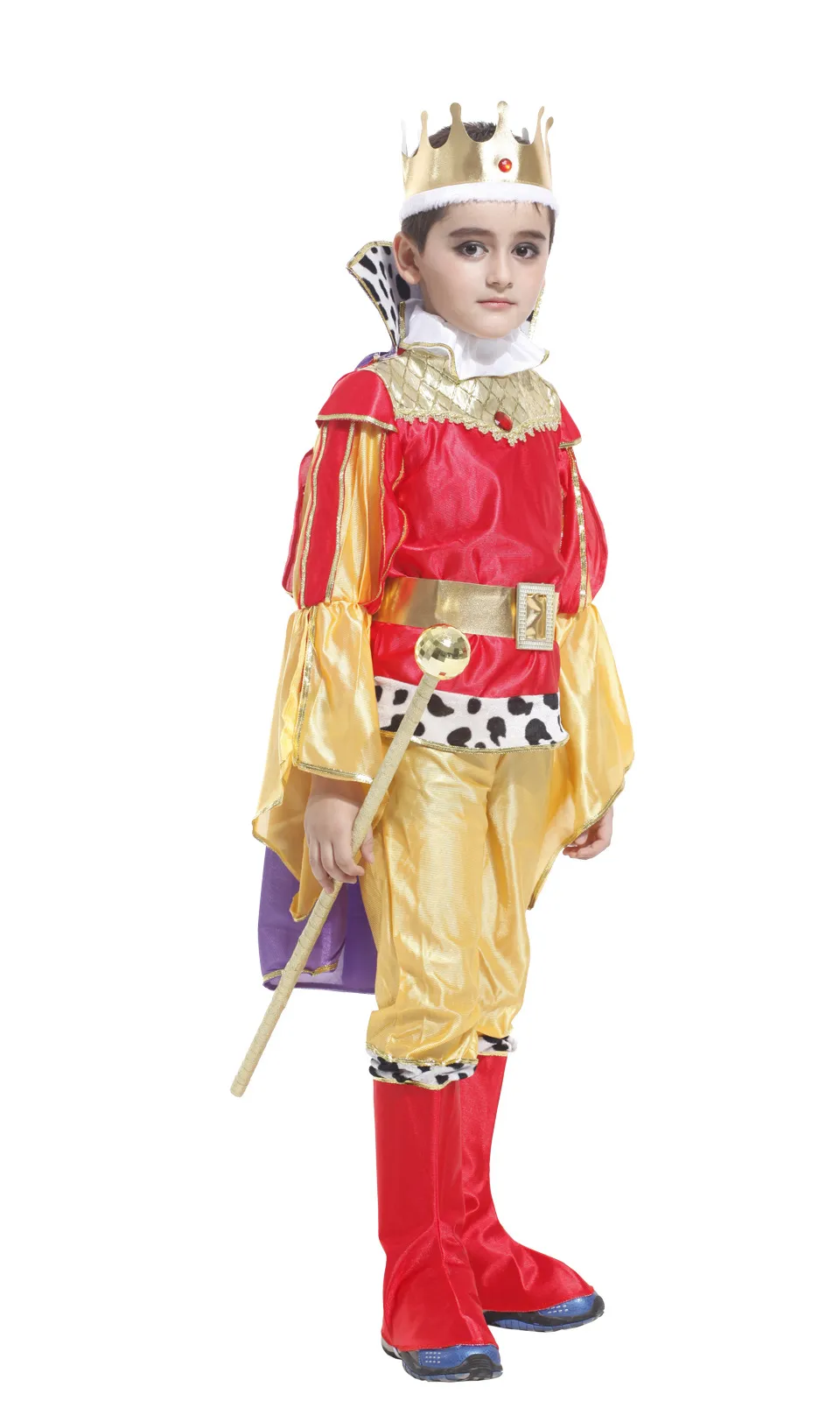 Shanghai Story Boy's Costume di Halloween Cosplay King Outfit Festa di compleanno a tema bambini293k