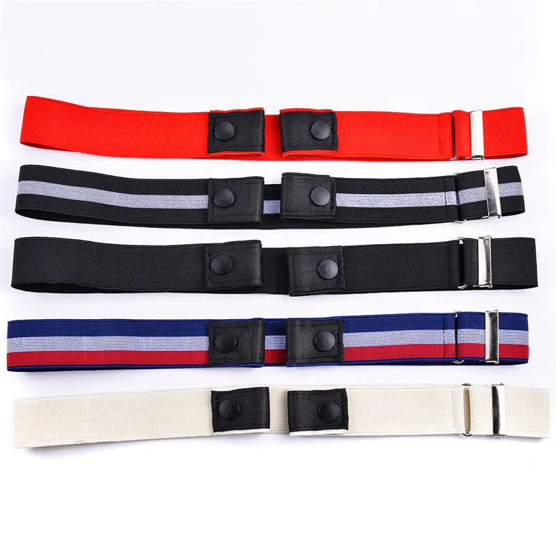 Ceintures de créateur de mode hommes ceinture de ceinture élastique sans boucle ceintures couleurs réglables STRAP250B