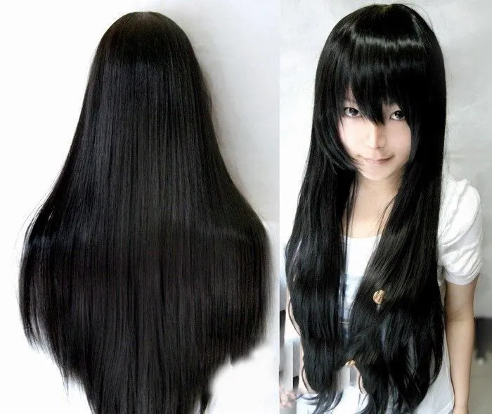 Cosplay Wig Color Wigs Long Hair Caps 80cm Wholesale