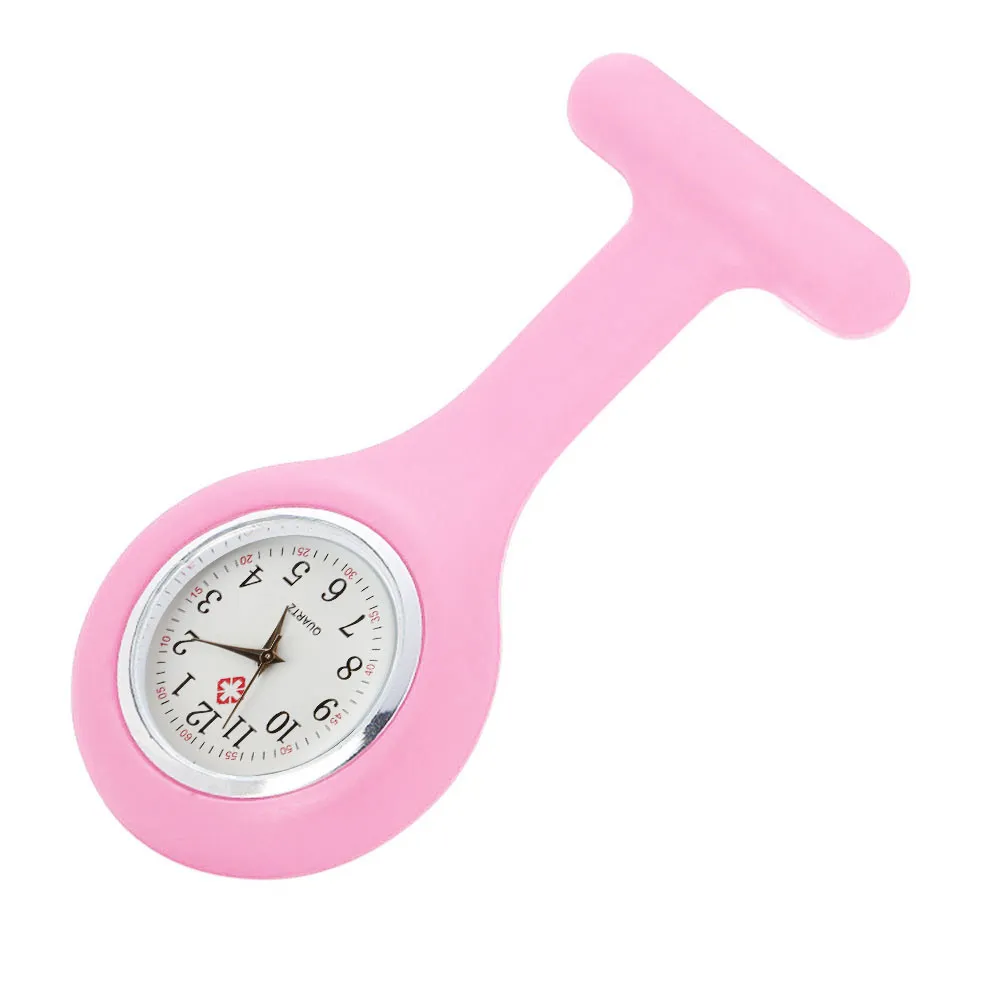 Silicone Pocket Watch infirmière Femmes Watch Pin Hangs Watch Fob Fob Immasproof Nurse-Gift Corloge pour les médecins hospitaliers Nurseing Habile6257627