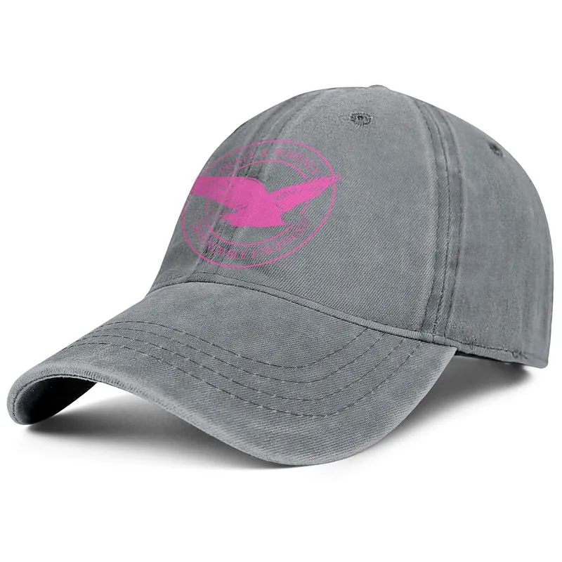 Pratt och Whitney pålitliga motorer unisex denim baseball cap anpassade tomma klassiska hattar gay stolthet regnbåge rosa bröstcancer whit278q