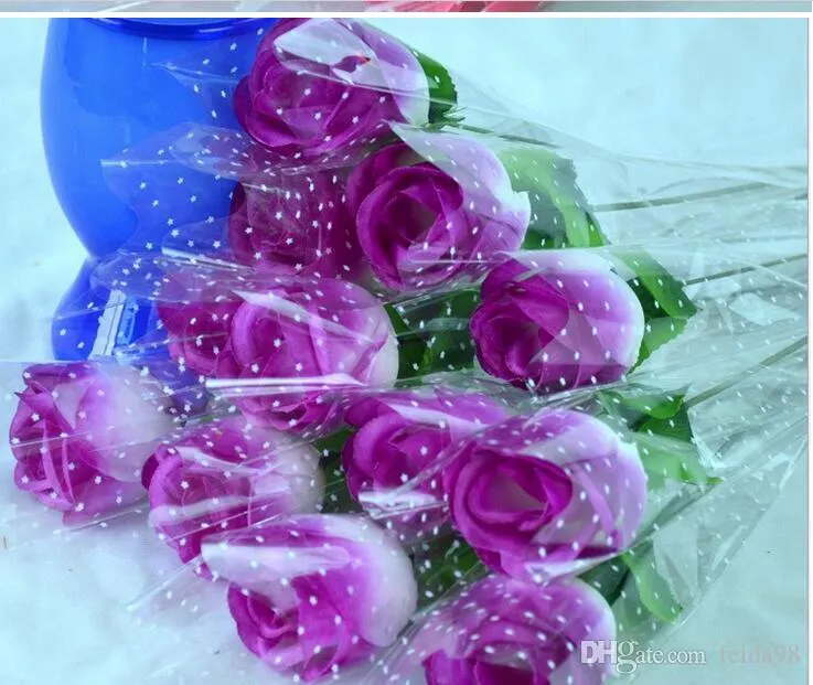 Rosa artificiale ROSSO 100 P 30 cm 11 8 pollici Seta Artificiale Fiore di Simulazione Peonia Rosa Camelia Matrimonio Natale Singolo rose259E