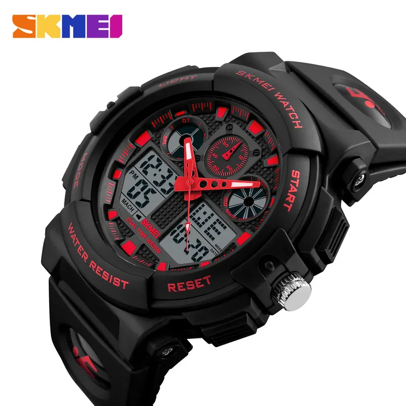 2020 NOWE TOP Luksusowe zegarki męskie Skmei Waterproof Tani Digital Watch Sports Watches Orologio Di Lusso3262