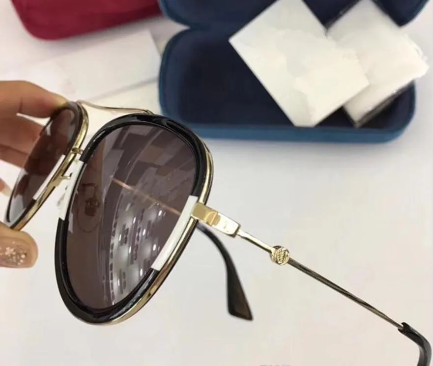 occhiali da sole firmati di lusso donna 0062 occhiali da vista classici con montatura in metallo stile moda estiva Occhiali di alta qualità Protezione UV L268E