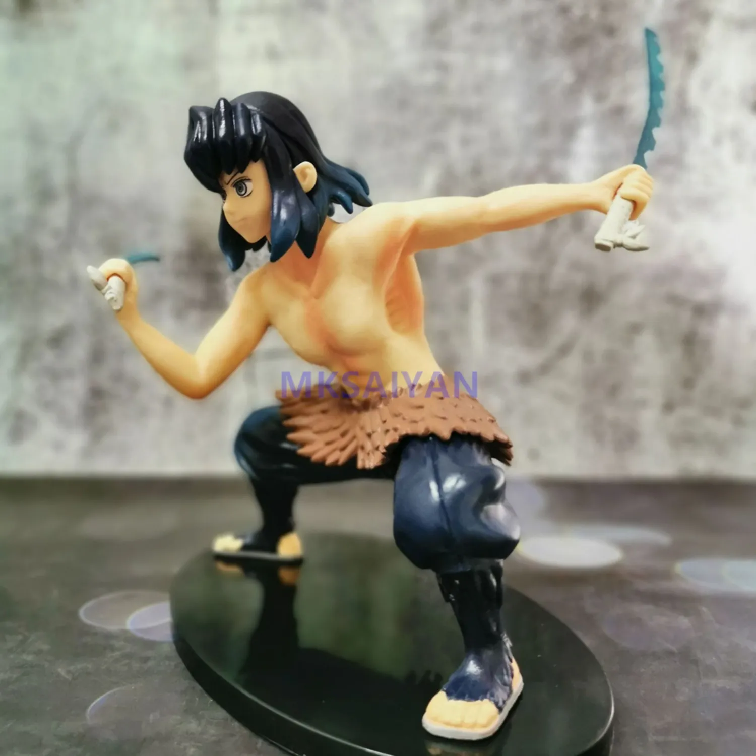 Kimetsu Hayır Yaiba Anime Figürleri Oyuncaklar Kamado Tanjirou Hashibira Inosuke Esferas del Action Figürin Şeytan PVC Model T2004134335181