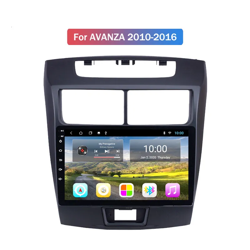 2G RAM Android Multimedia Stereo Auto DVD-Video-Player Für Toyota AVANZA 2010 2011 2012-2016 Navigation GPS radio