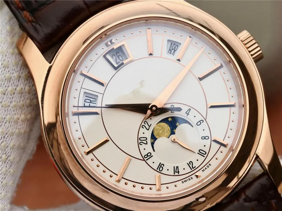 AKM luksusowe męskie zegarki wielofunkcyjne 5205 luksusowy zegarek 40 mm cal 324s importowany głęboki wodoodporny Montres de lukse2453