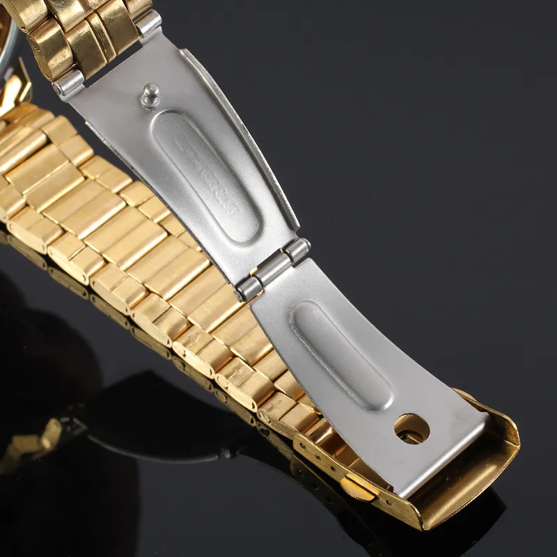 Winner Мужские часы Лучший бренд Роскошный автоматический скелетон Gold Factory Company Браслет из нержавеющей стали Наручные часы Wrg8003m4g1 J268M