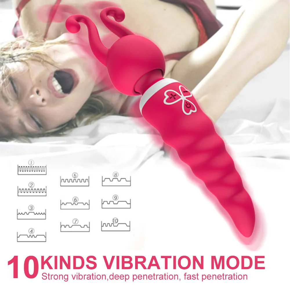 Amazon Hot Selling Lisa Vibrador Multi-Head Multi-Estimulação Multi-Frequency Touch Produtos Adult Brinquedos Sexuais
