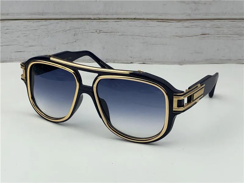 Nuevas gafas de sol de moda Gm6 para hombre, gafas de metal de diseño vintage, estilo popular, montura cuadrada, lente UV 400 con estuche original 3105