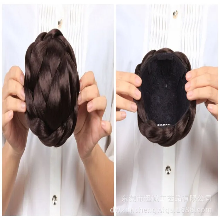 Dongguan Factory Direct Hair Tie Plate Bun chignon Bridal Bud Head Daihatsu Bag Bag Bag Batch Contracting Easy Care