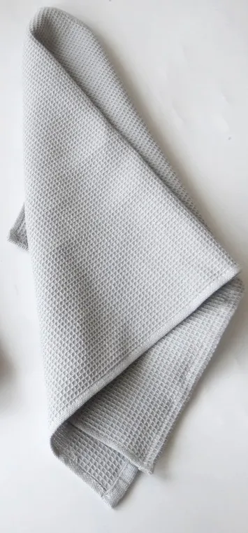 5 pièces par serviette de table de restaurant grandes serviettes en lin coton gaufré coton broderie torchon serviette de cuisine chiffon de nettoyage Te330d