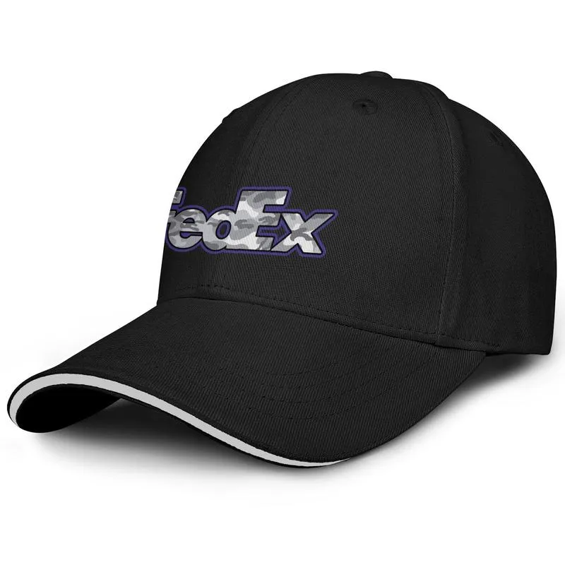 Unisexe FedEx Federal Express Corporation Logo Fashion Baseball Sandwich Hat Retro Team Tamin Driver Cap USA Flag Grey Camouflage P6079584