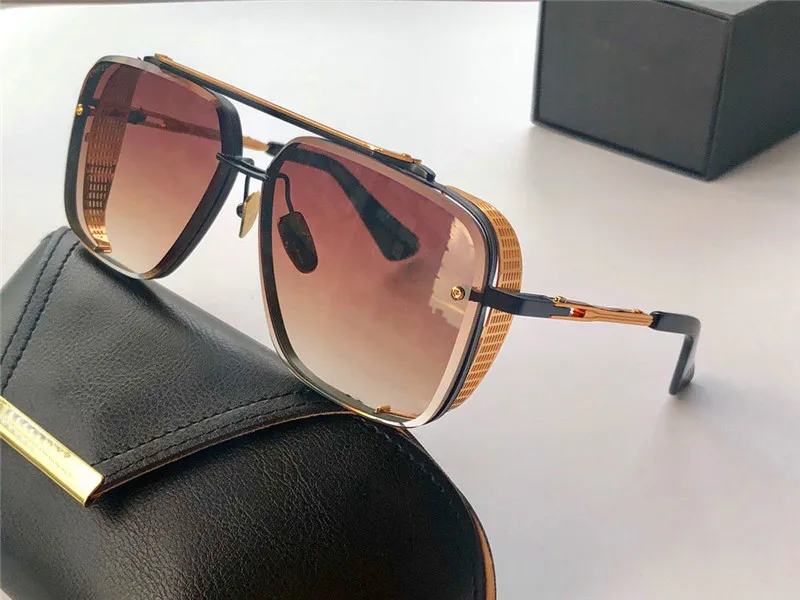 Nuevas gafas de sol Hombres Design Gafas retro de metal Retro Edición Limitada Estilo de moda Square Frameless UV 400 lentes263r