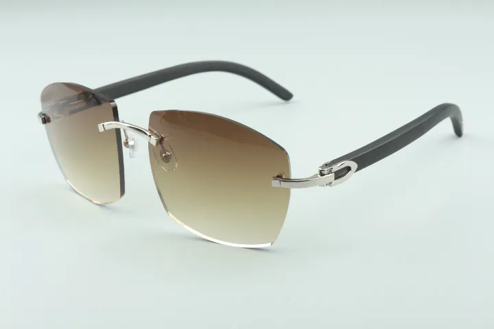 نظارات شمسية جديدة A4189706-2 ساقين خشبية سوداء مصنع المباشر أعلى جودة الموضة نظارات للجنسين 277W