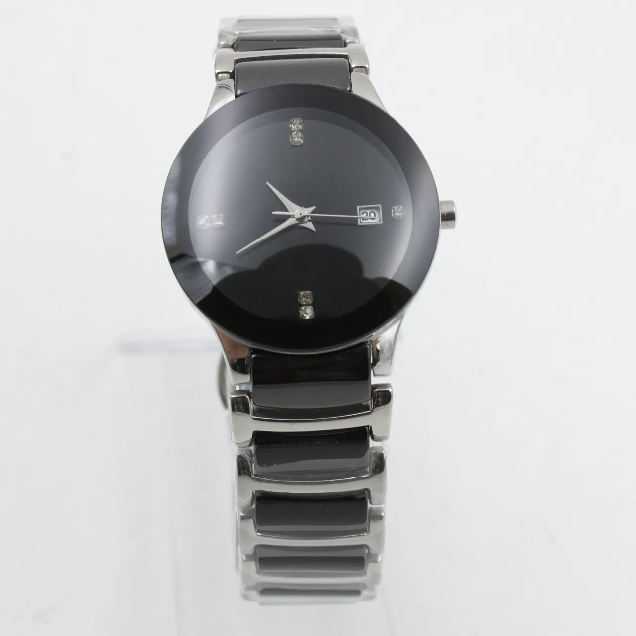 Paar horloge Rad CENTRIX gelimiteerd horloge rond R30941702 hoge kwaliteit datum keramiek zwart quartz uurwerk luxe mode Watches265H