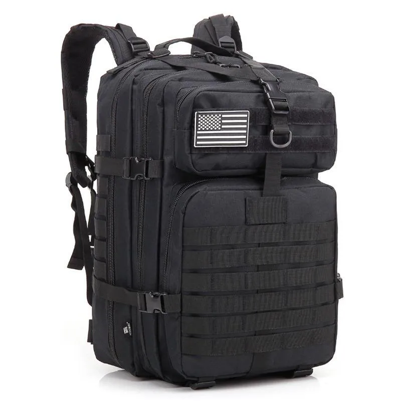 ICON 34L TATTICAL ASSALT PACCHETTO ASSOLAZIONE ORCACK MOLLE BAG DI BUG OUT INCONTRO Piccola zaino campeggio esterno esterno Huntingbl2412