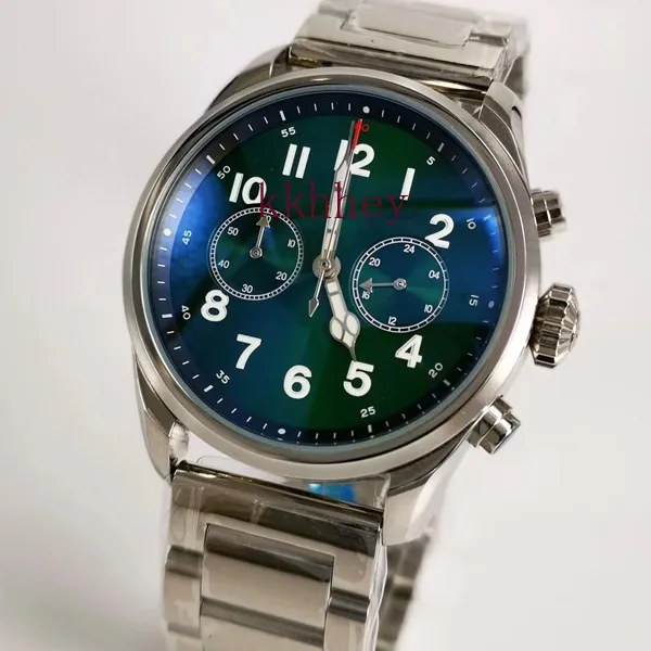 Мужские часы 42 мм для деловых путешественников, городских исследователей, нейтральные наручные часы, мужские кварцевые часы с механизмом VK, Япония, 1997 г.