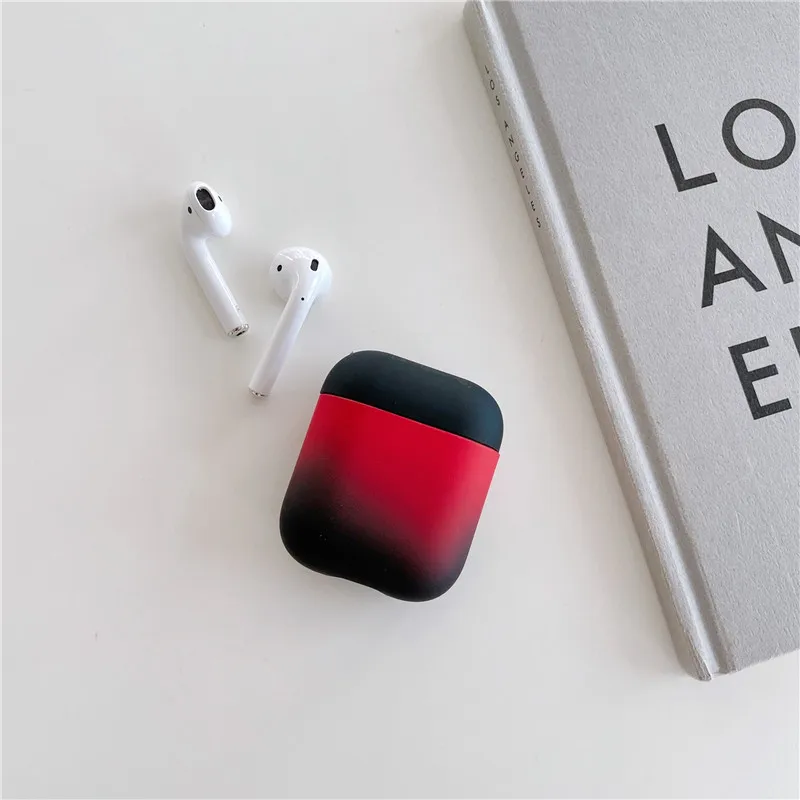 For AirPods 12 Air pods Pro 3 Case luxury Gradient Rainbow Earphone Case hard PC Protective case fundas For Airpods pro 3 capa8001817
