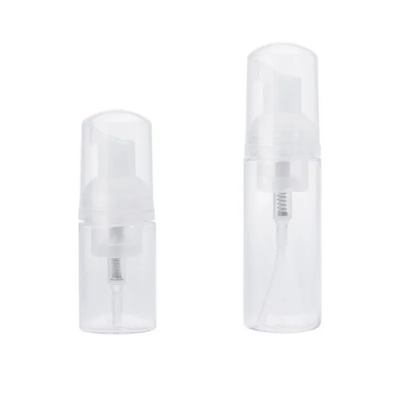 30ml 60ml Plastic Soap Dispenser Bottle Clear White Foam Pump Bottle Soap Mousses Liquid Dispenser Foaming Bottle